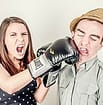 fighting couple